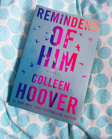 Book on blue background