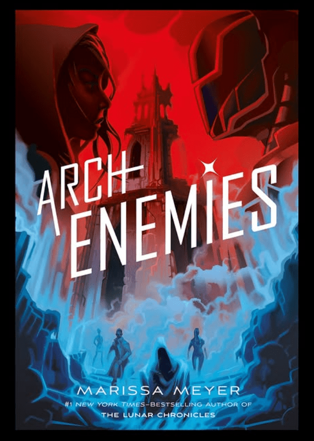 Book cover on black background